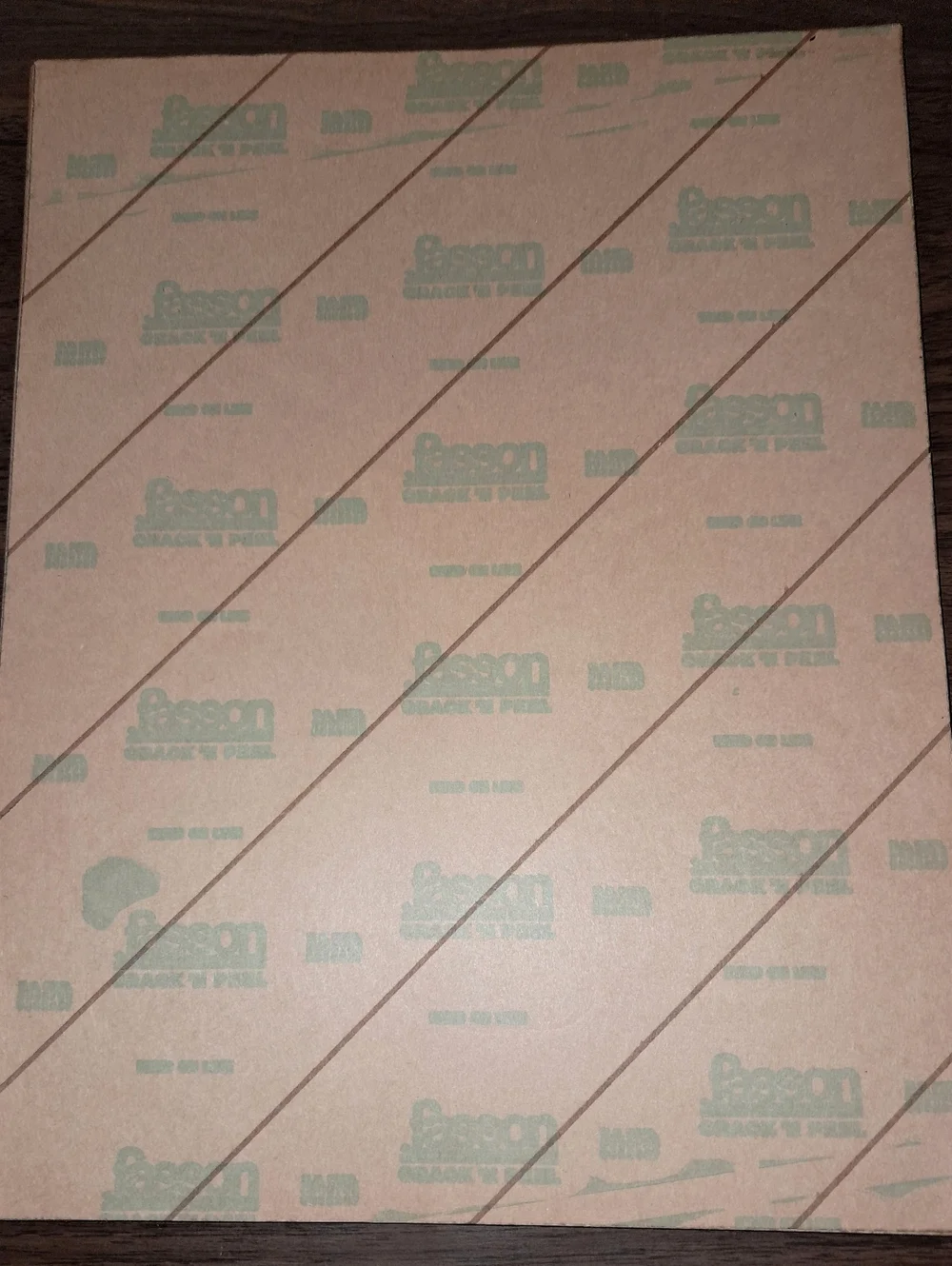 FASSON CRACK & PEEL LABEL STOCK